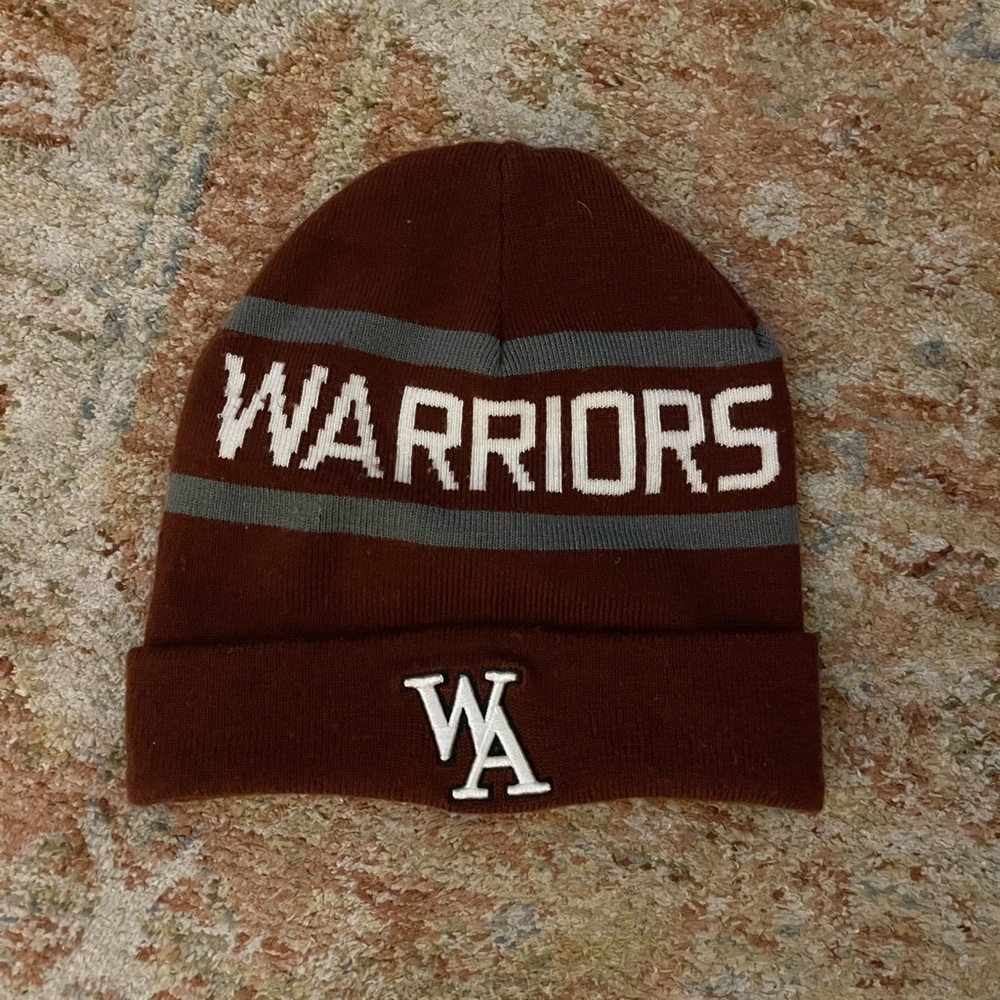 Warriors Maroon Beanie Hat